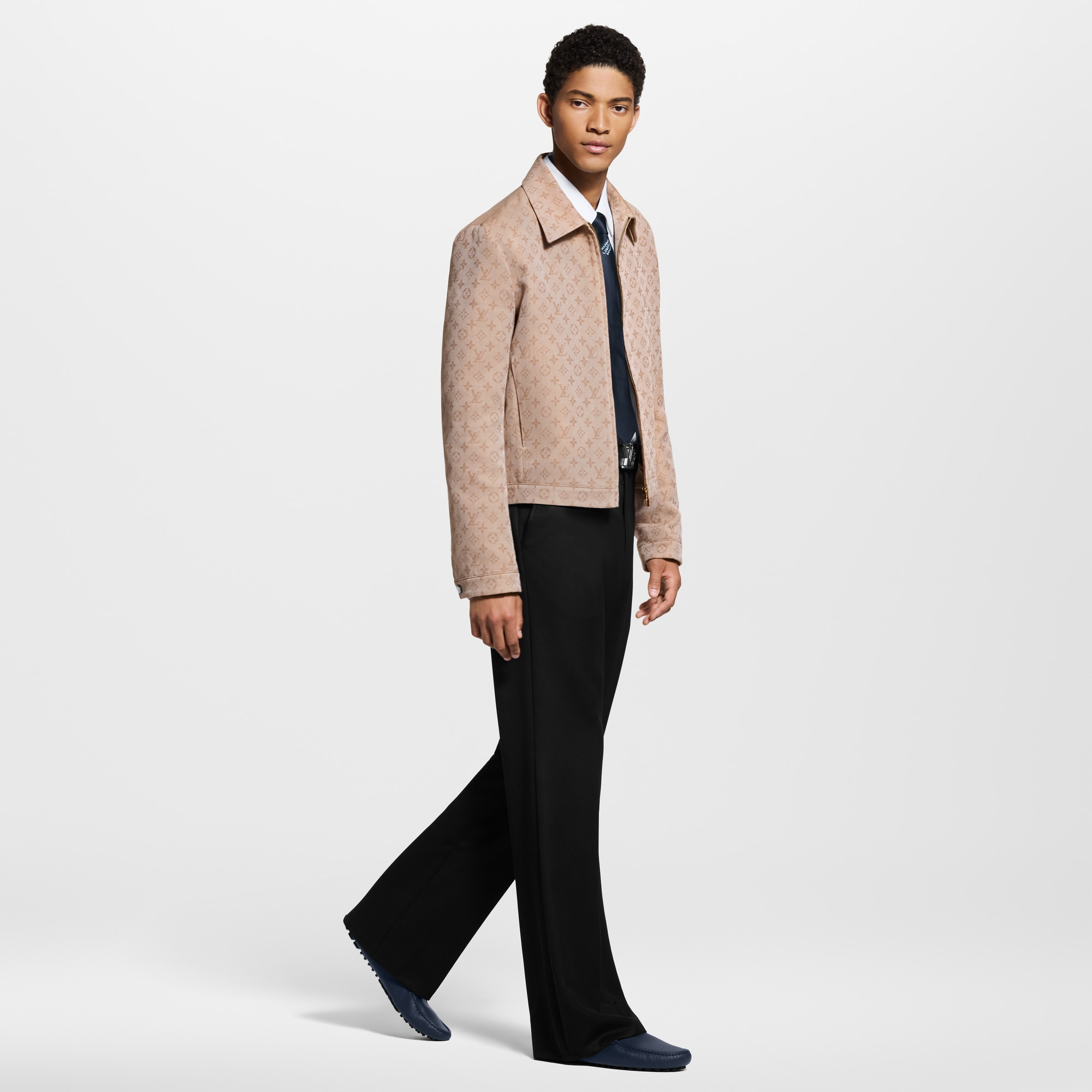 LOUIS VUITTON シルバーストーン モカシン 25.5-26cm LOUIS VUITTON